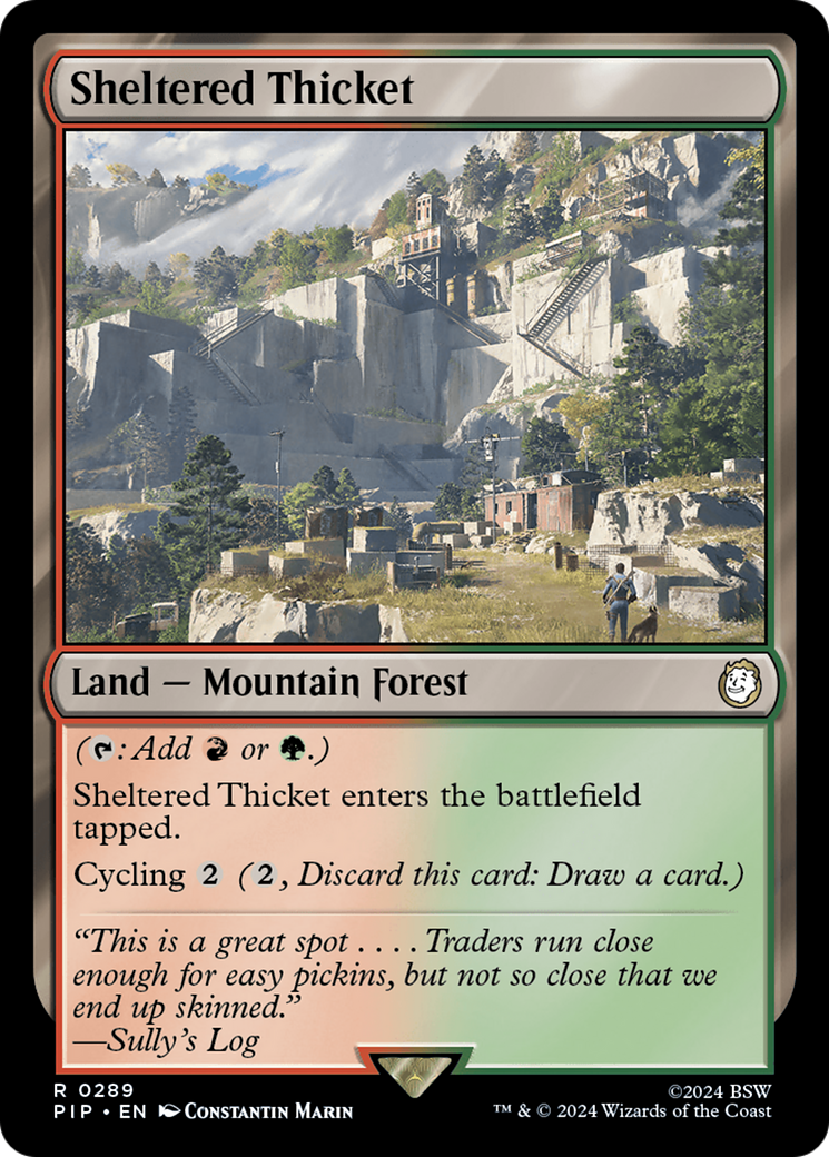 Image of Sheltered Thicket (PIP-289) - Fallout Foil