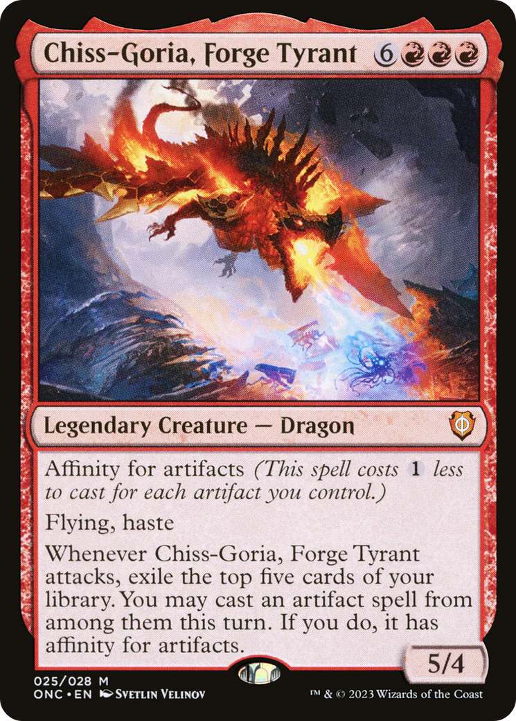 Image of Chiss-Goria, Forge Tyrant (ONC-025) - Phyrexia: All Will Be One Commander