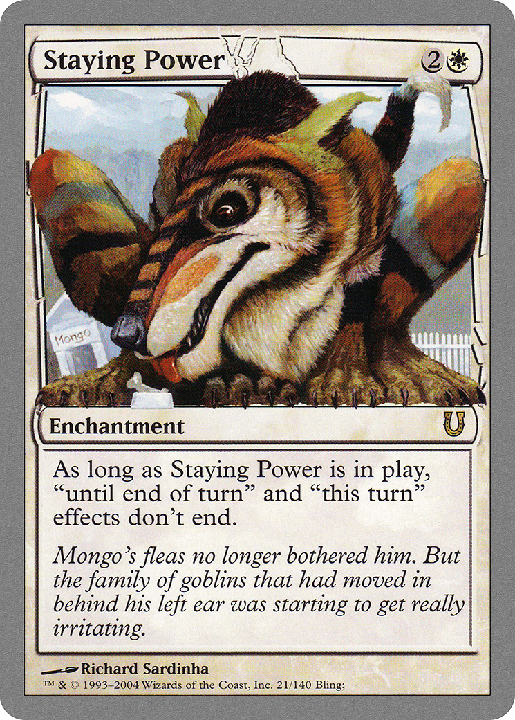 Image of Staying Power (UNH-021) - Unhinged Foil