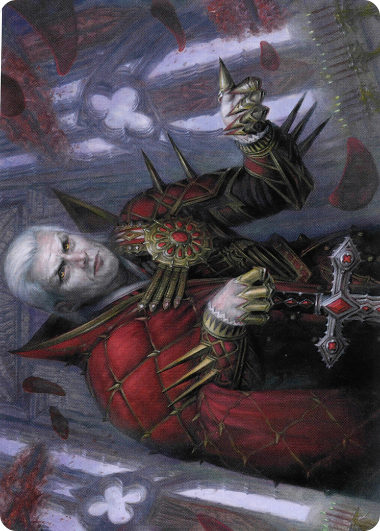 Image of Edgar, Charmed Groom // Edgar, Charmed Groom (AVOW-059) - Crimson Vow Art Series (Borderless) Foil