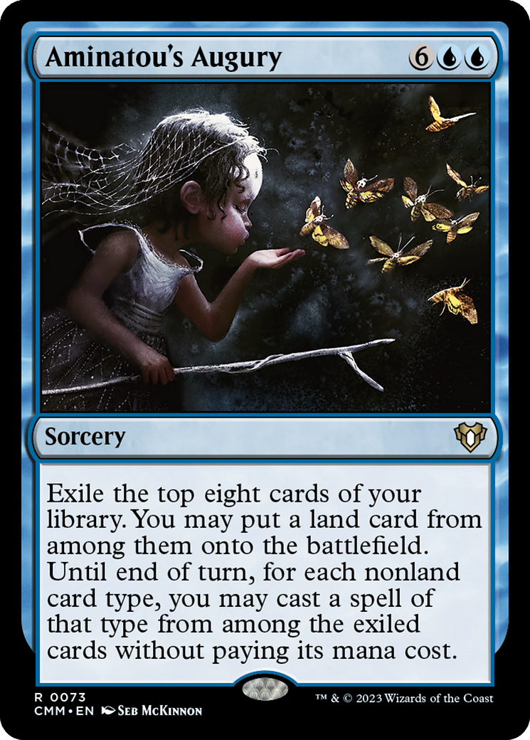 Image of Aminatou's Augury (CMM-073) - Commander Masters Foil
