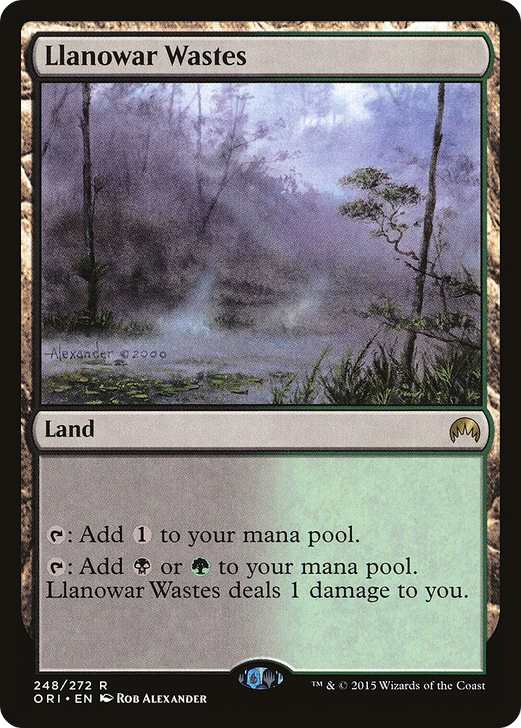 Image of Llanowar Wastes (ORI-248) - Magic Origins