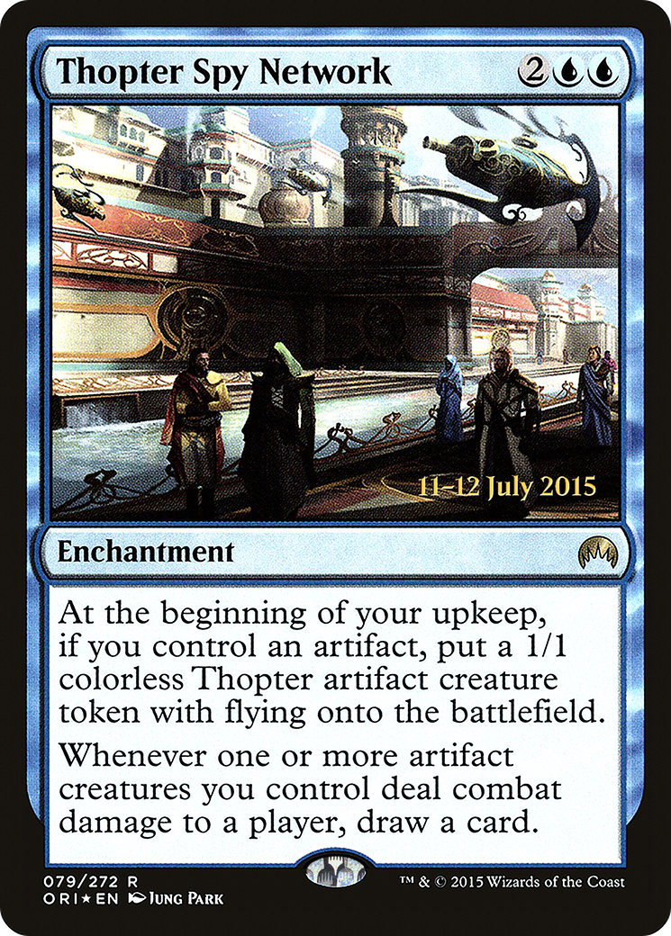 Image of Thopter Spy Network (PRE-79S) - Magic Origins Promos Foil