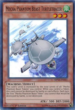 Image of Mecha Phantom Beast Turtletracer (MP14-EN001) - 2014 Mega-Tins Mega Pack 1st Edition