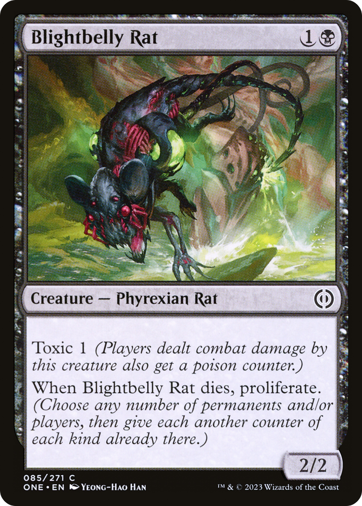 Image of Blightbelly Rat (ONE-085) - Phyrexia: All Will Be One