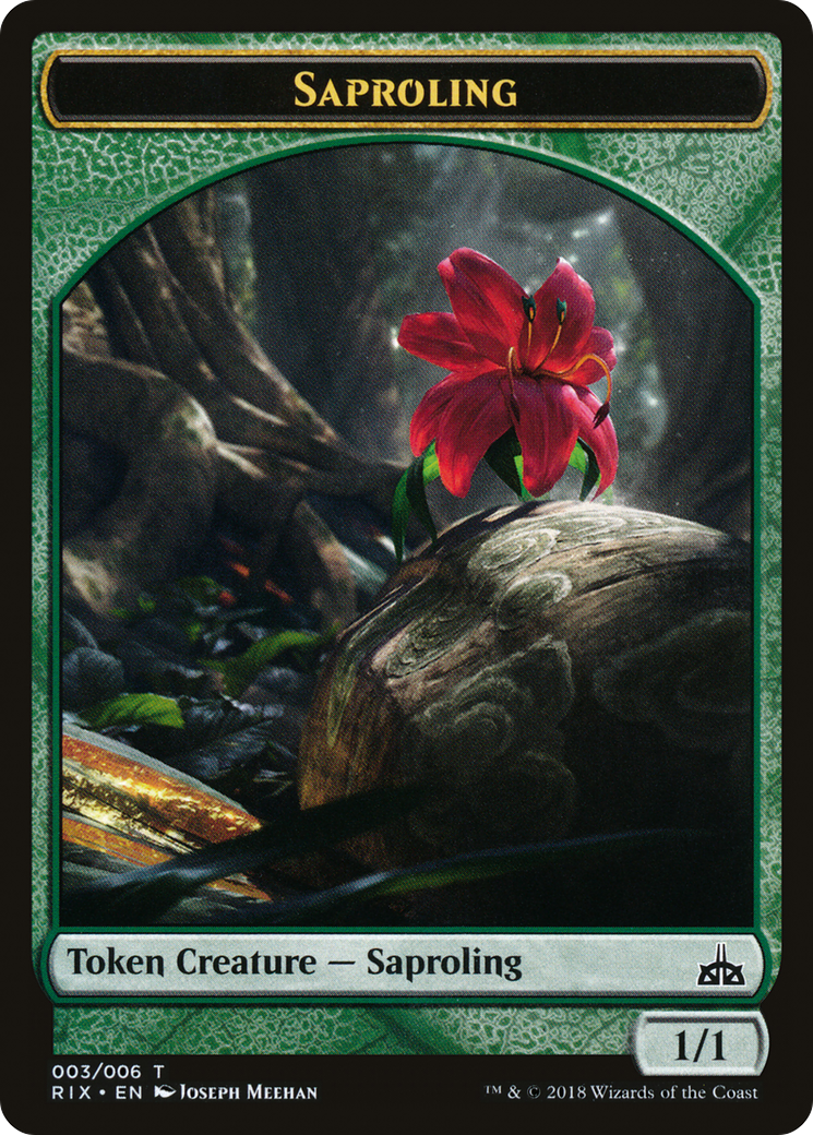 Image of Saproling Token (003) (RIX-003) - Rivals of Ixalan Tokens