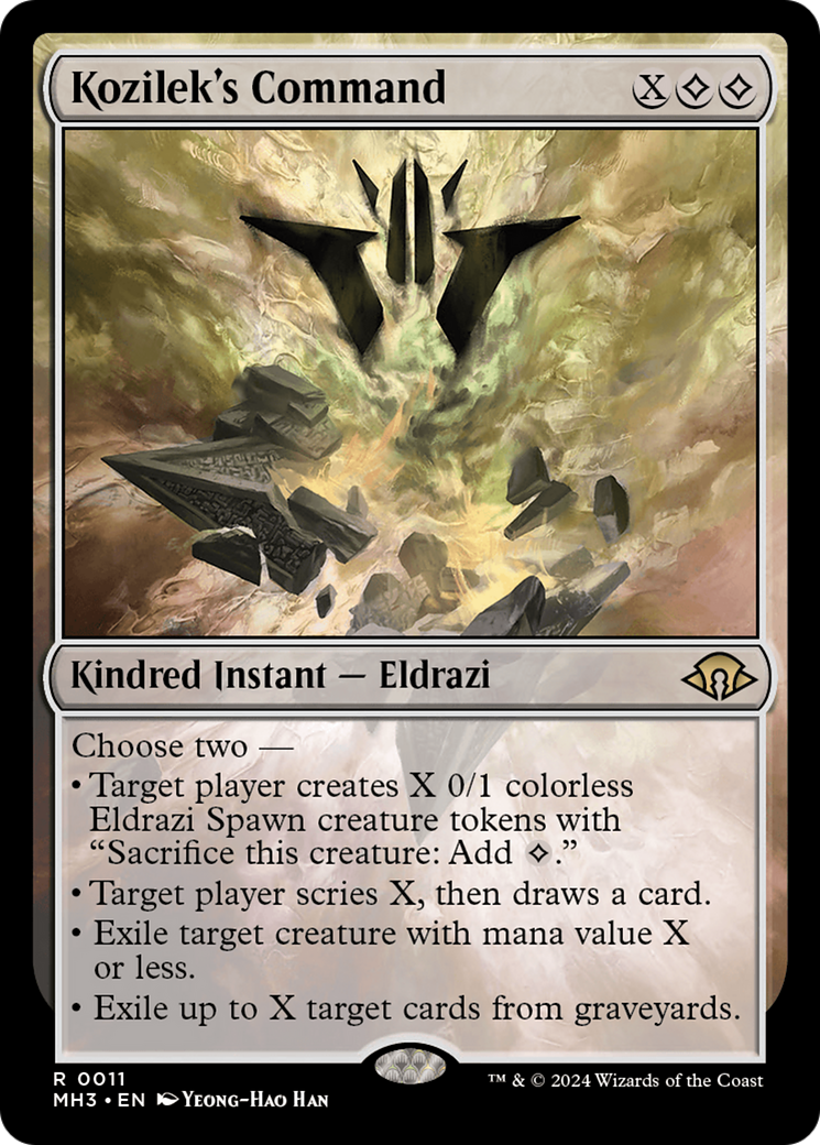Image of Kozilek's Command (MH3-011) - Modern Horizons 3 Foil