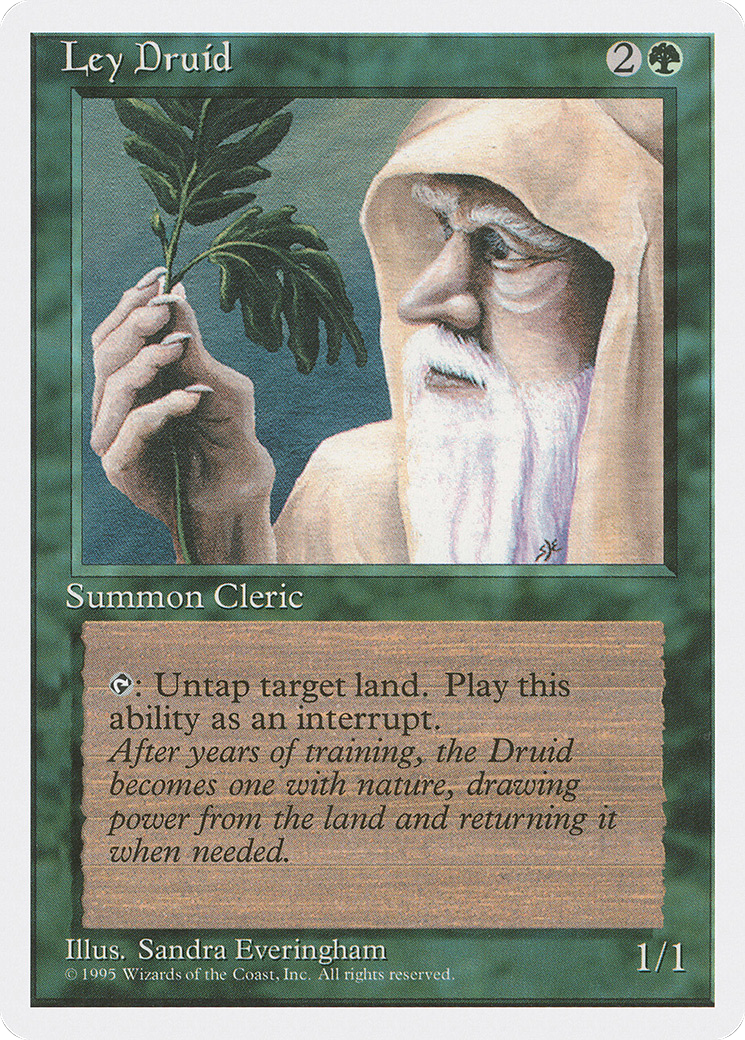 Image of Ley Druid (4ED-) - Fourth Edition