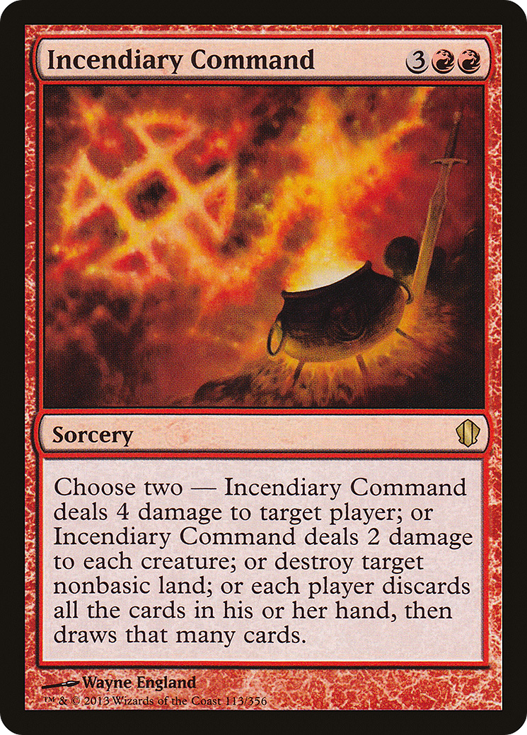 Image of Incendiary Command (C13-113) - Commander 2013
