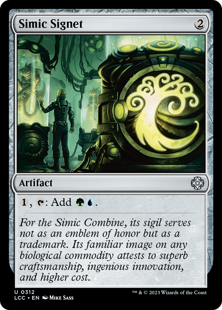 Image of Simic Signet (LCC-312) - The Lost Caverns of Ixalan Commander
