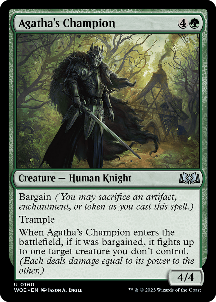 Image of Agatha's Champion (WOE-160) - Wilds of Eldraine Foil
