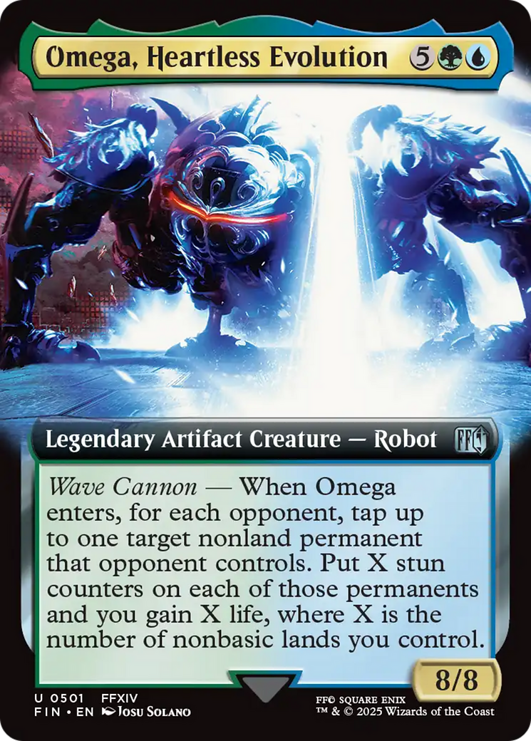 Image of Omega, Heartless Evolution (Extended Art) (FIN-501) - FINAL FANTASY: (Extended Art) Foil