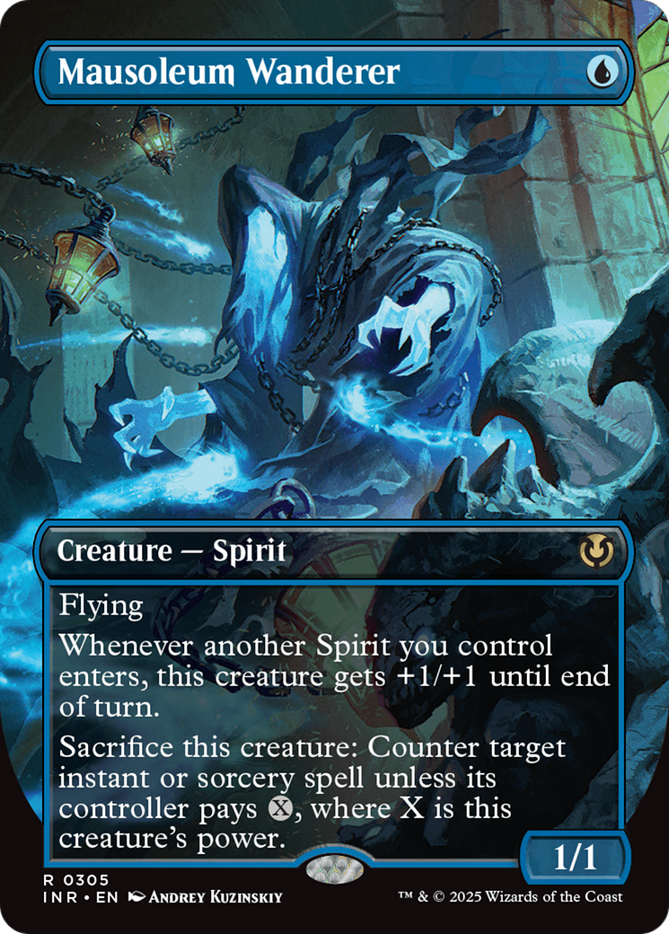 Image of Mausoleum Wanderer (Borderless) (INR-305) - Innistrad Remastered (Borderless) Foil