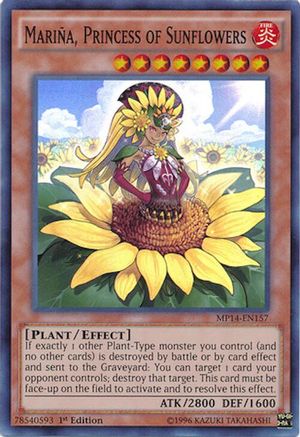 Image of Mariña, Princess of Sunflowers (MP14-EN157) - 2014 Mega-Tins Mega Pack 1st Edition