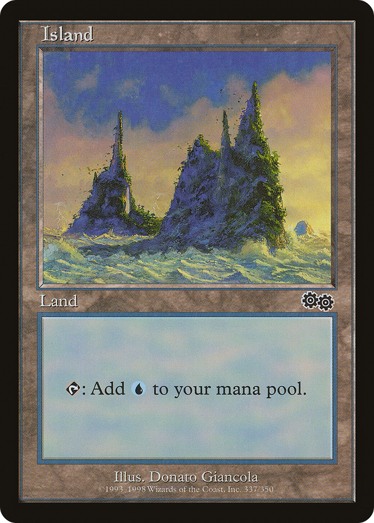 Image of Island (337) (USG-337) - Urza's Saga