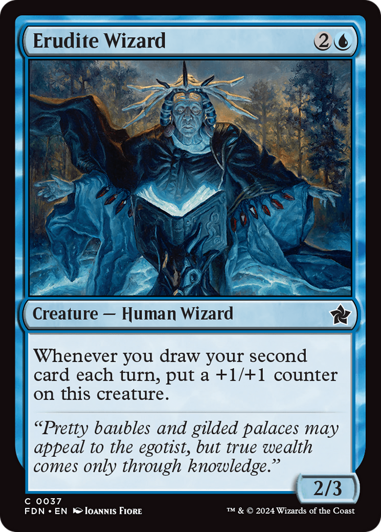 Image of Erudite Wizard (FDN-037) - Foundations