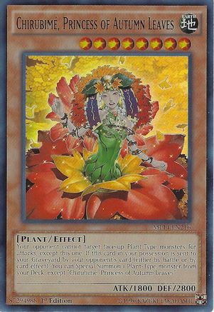 Image of Chirubime, Princess of Autumn Leaves (MP14-EN216) - 2014 Mega-Tins Mega Pack 1st Edition