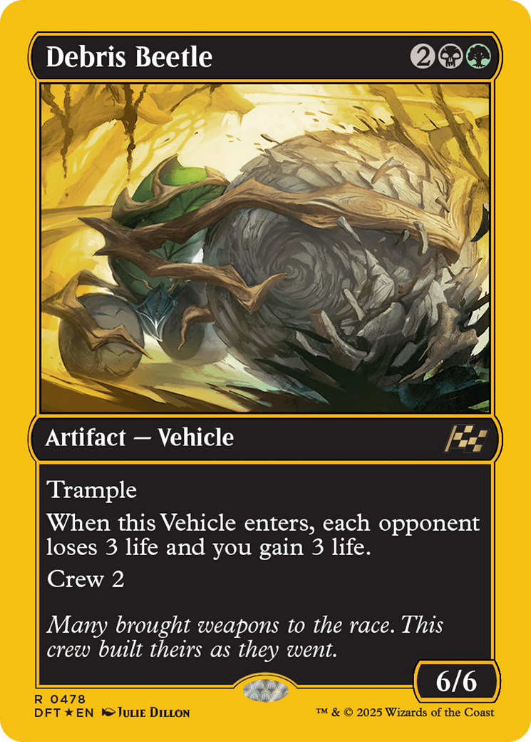 Image of Debris Beetle (First-Place Foil) (DFT-478) - Aetherdrift Foil