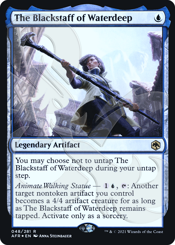 Image of The Blackstaff of Waterdeep (AFR&-048) - Adventures in the Forgotten Realms Promos Foil