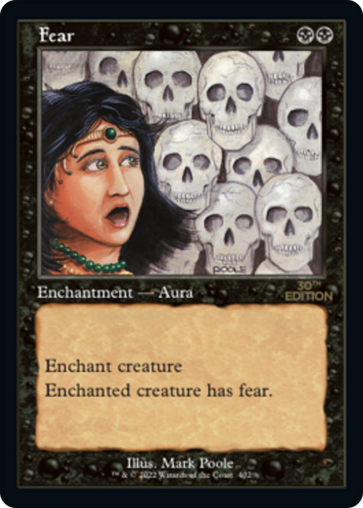 Image of Fear (Retro Frame) (30A-402) - 30th Anniversary Edition