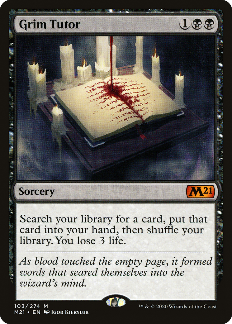 Image of Grim Tutor (M21-103) - Core Set 2021