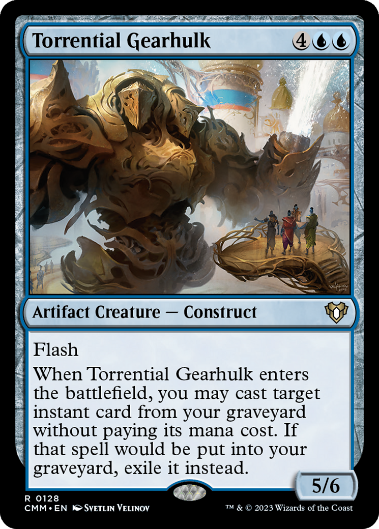 Image of Torrential Gearhulk (CMM-128) - Commander Masters Foil