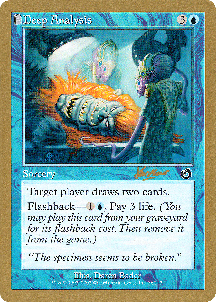 Image of Deep Analysis - 2002 Sim Han How (TOR) (WCD-) - World Championship Decks 2002: (tombstone)