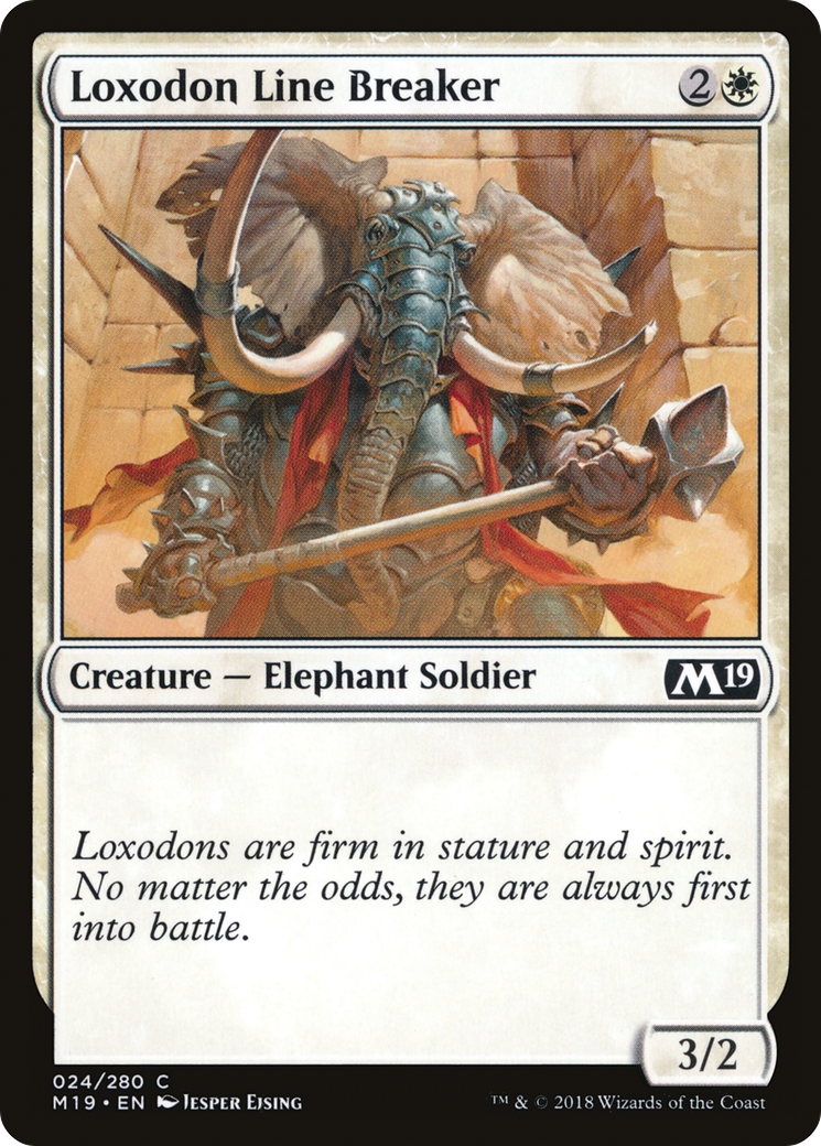 Image of Loxodon Line Breaker (M19-024) - Core Set 2019