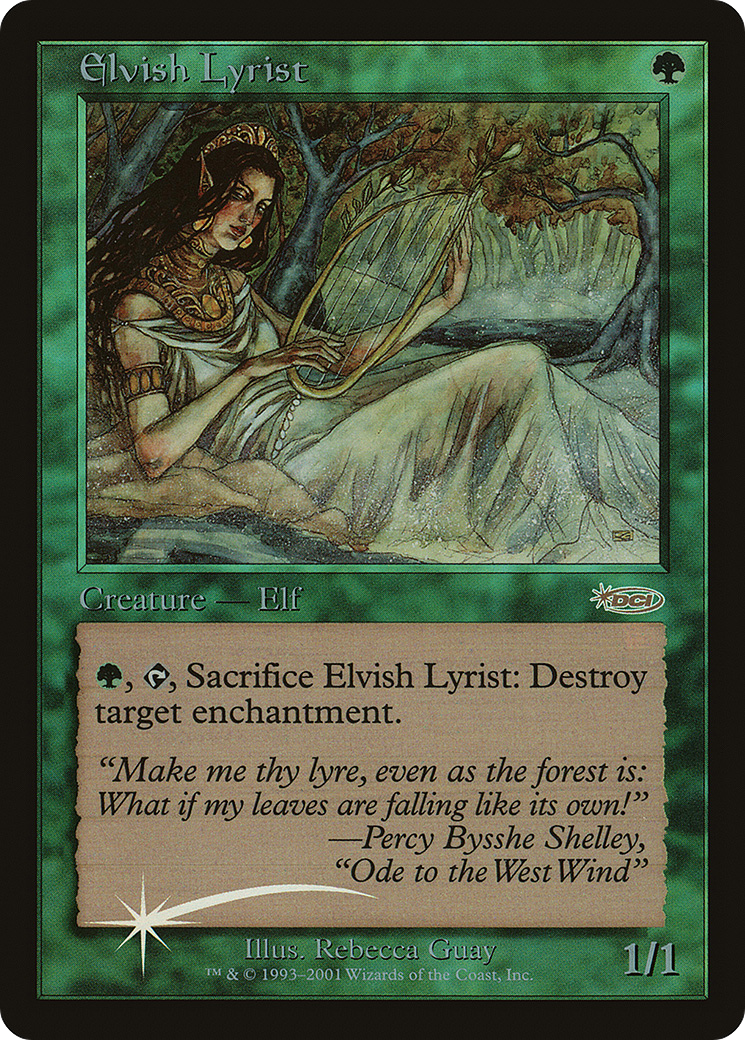 Image of Elvish Lyrist (JSS-) - Junior Super Series Foil