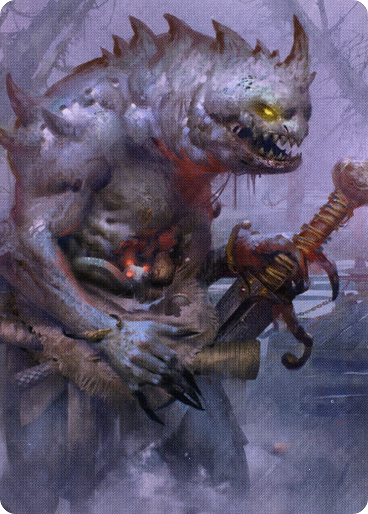 Image of Gray Slaad // Gray Slaad (ACLB-015) - Battle for Baldur's Gate Art Series (Borderless) Foil