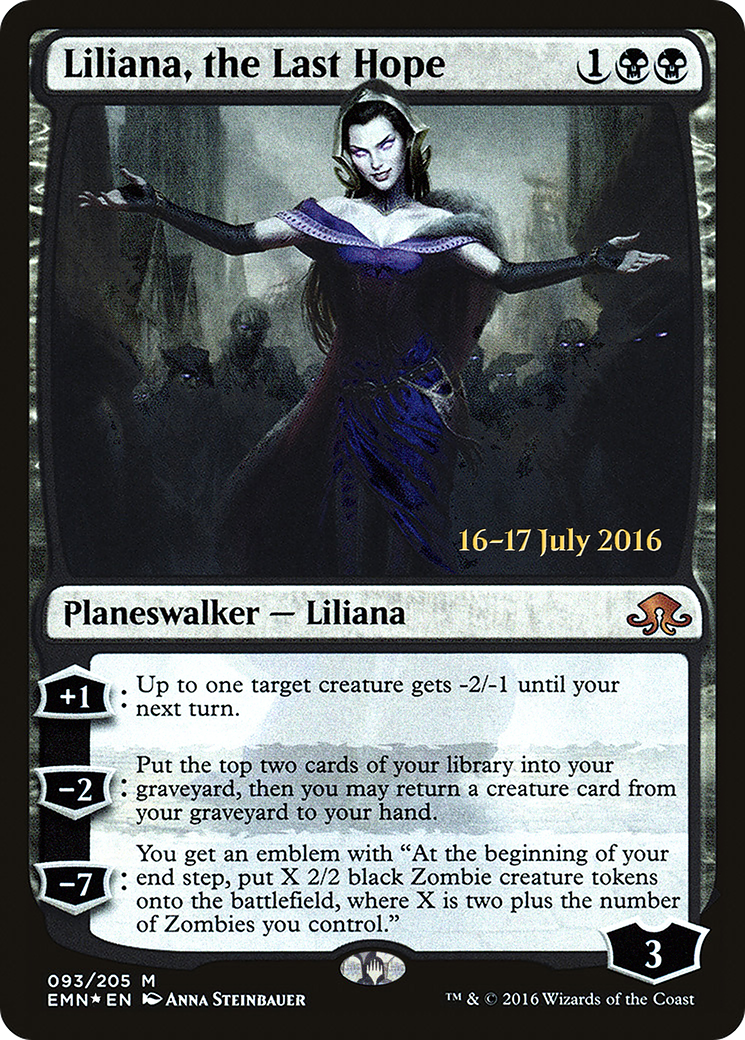 Image of Liliana, the Last Hope (PRE-093) - Eldritch Moon Promos Foil