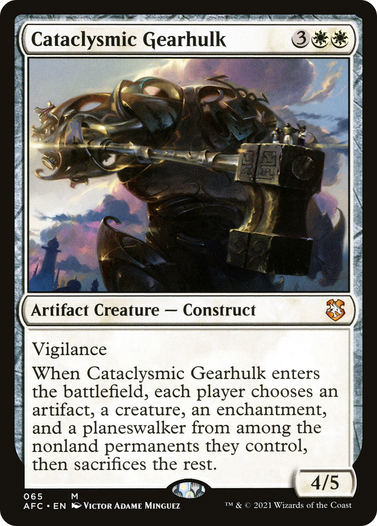 Image of Cataclysmic Gearhulk (AFC-065) - Forgotten Realms Commander