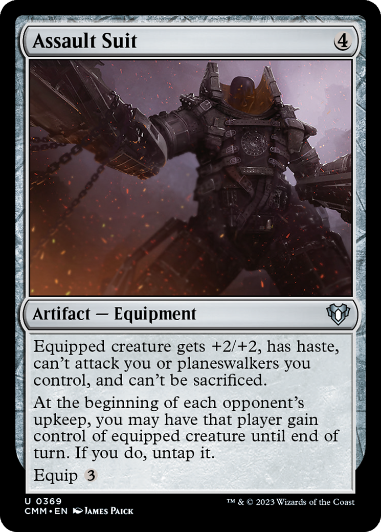 Image of Assault Suit (CMM-369) - Commander Masters Foil