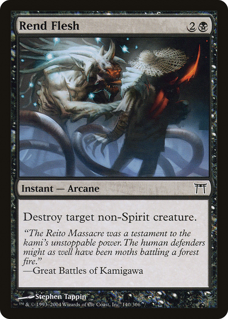 Image of Rend Flesh (CHK-140) - Champions of Kamigawa