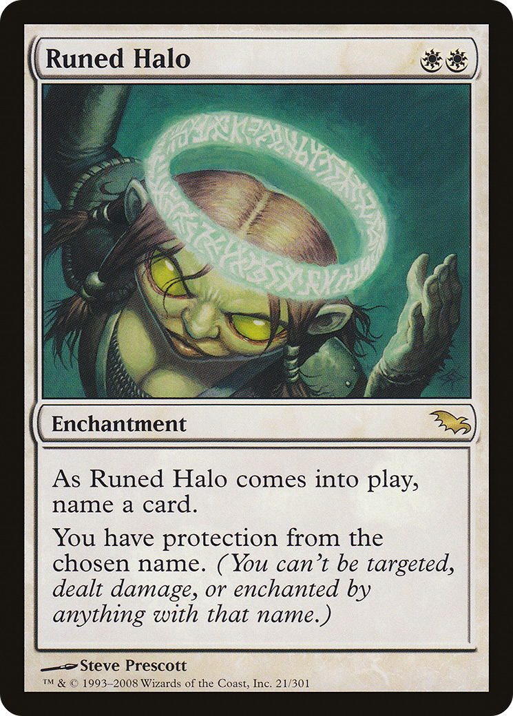Image of Runed Halo (SHM-021) - Shadowmoor
