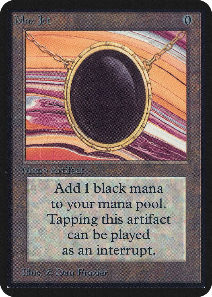 Image of Mox Jet (LEA-) - Limited Edition Alpha