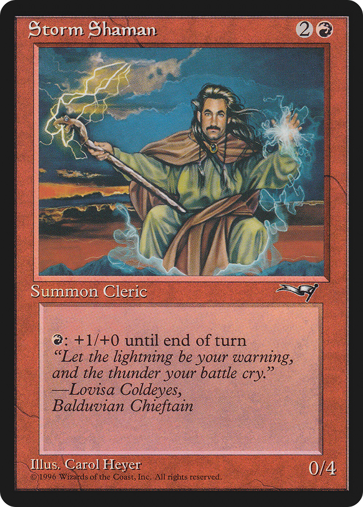 Image of Storm Shaman (Male) (ALL-119) - Alliances