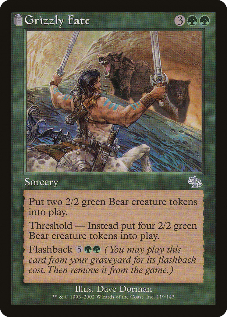 Image of Grizzly Fate (JUD-119) - Judgment: (tombstone) Foil