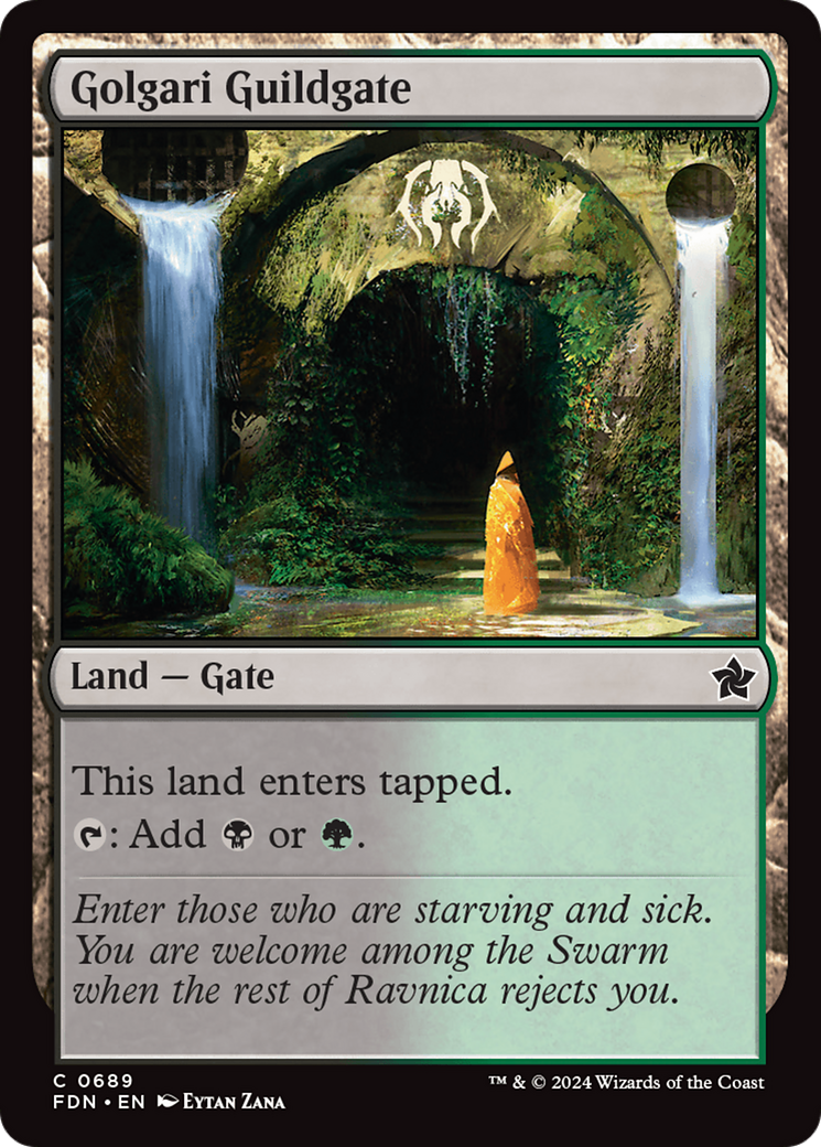 Image of Golgari Guildgate (FDN-689) - Foundations