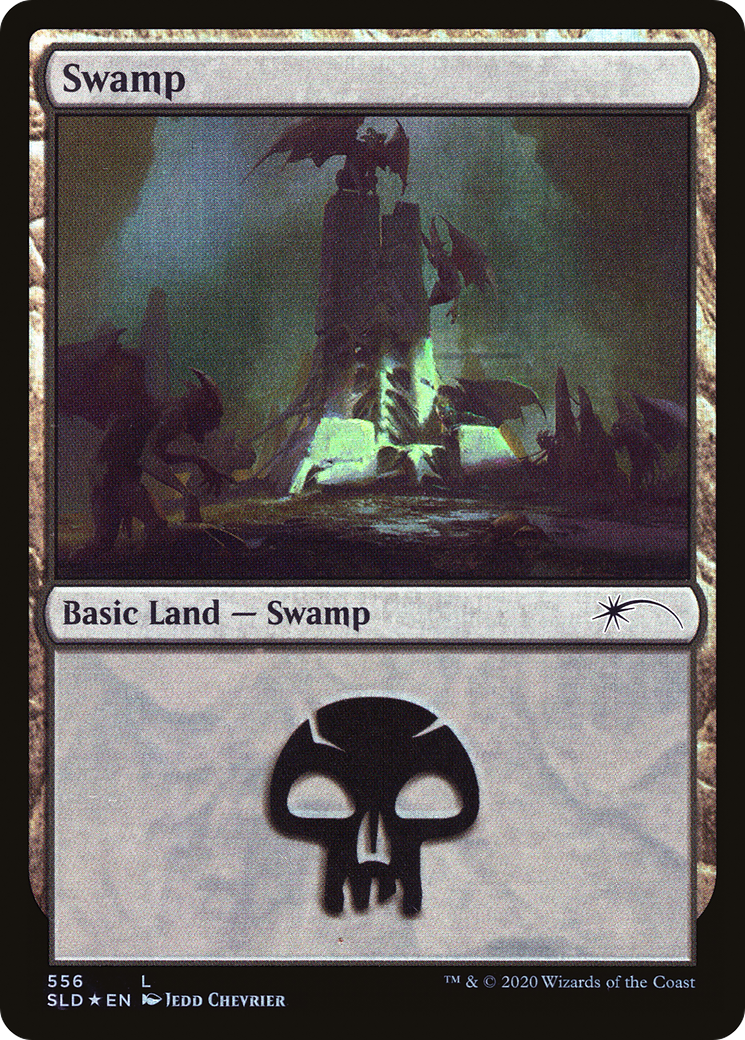 Image of Swamp (556) (SLD-556) - Secret Lair Drop Foil
