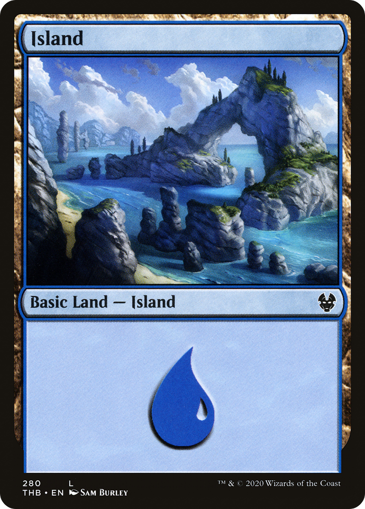 Image of Island (280) (THB-280) - Theros Beyond Death Foil