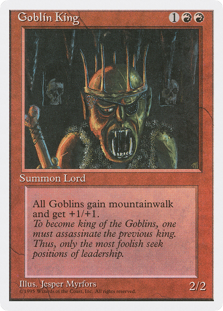 Image of Goblin King (4ED-) - Fourth Edition