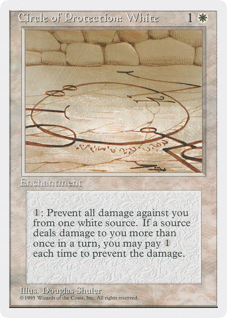 Image of Circle of Protection: White (4ED-) - Fourth Edition