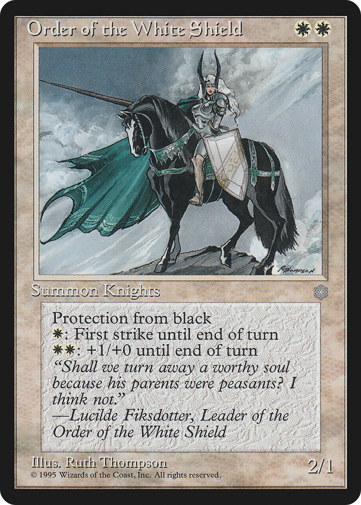 Image of Order of the White Shield (ICE-270) - Ice Age