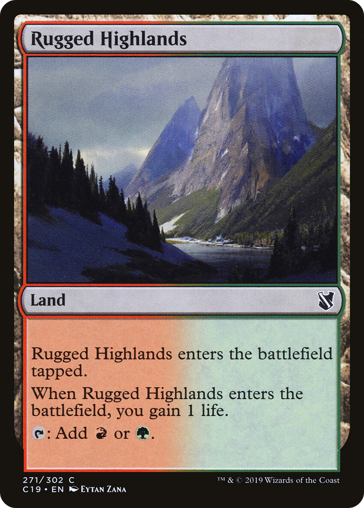 Image of Rugged Highlands (C19-271) - Commander 2019