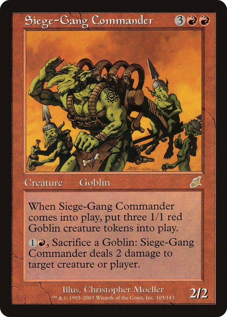 Image of Siege-Gang Commander (SCG-103) - Scourge