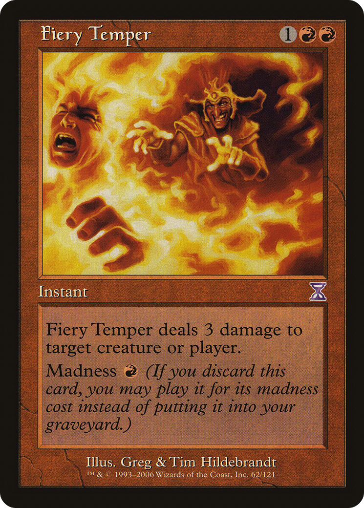 Image of Fiery Temper (TSB-062) - Time Spiral Timeshifted