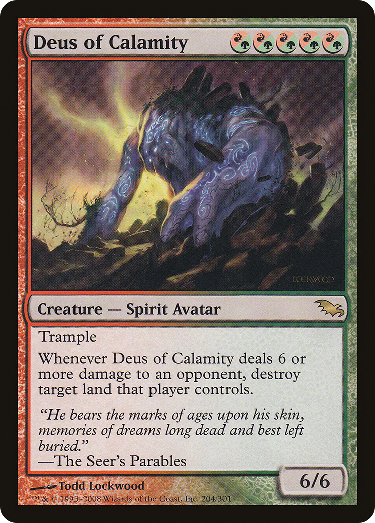 Image of Deus of Calamity (SHM-204) - Shadowmoor Foil