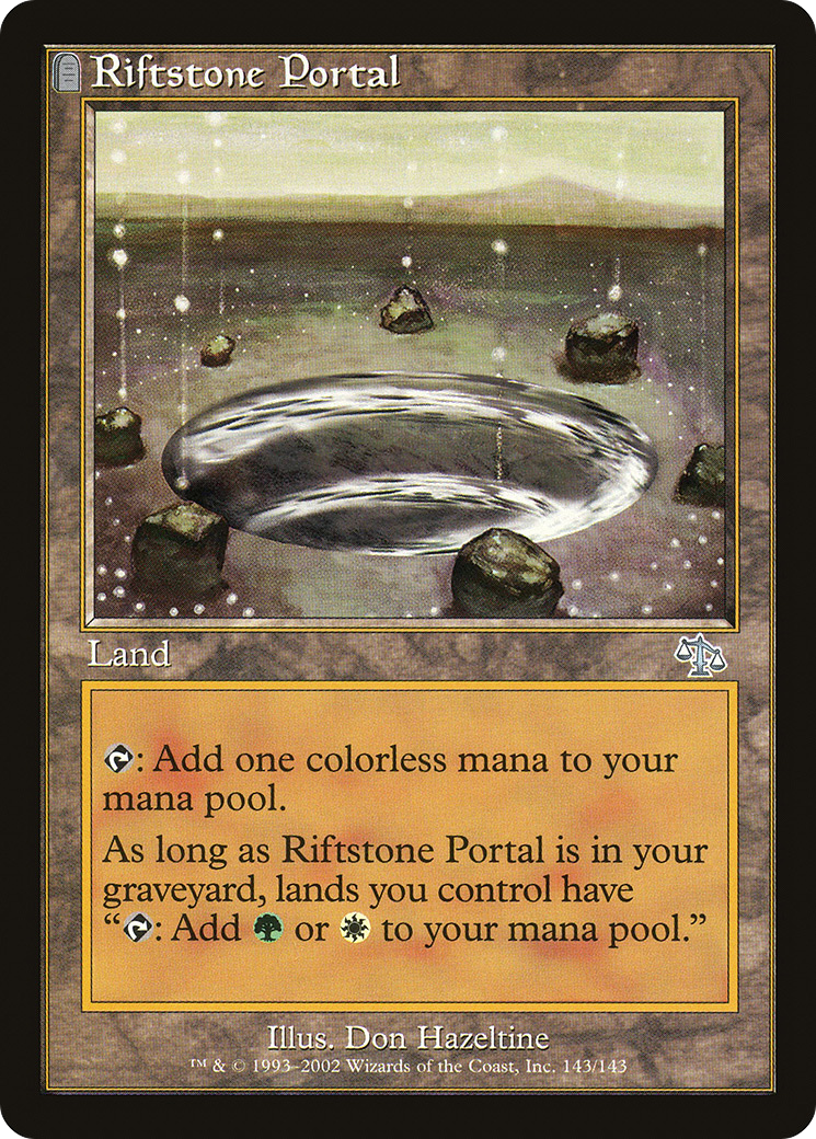 Image of Riftstone Portal (JUD-143) - Judgment: (tombstone) Foil