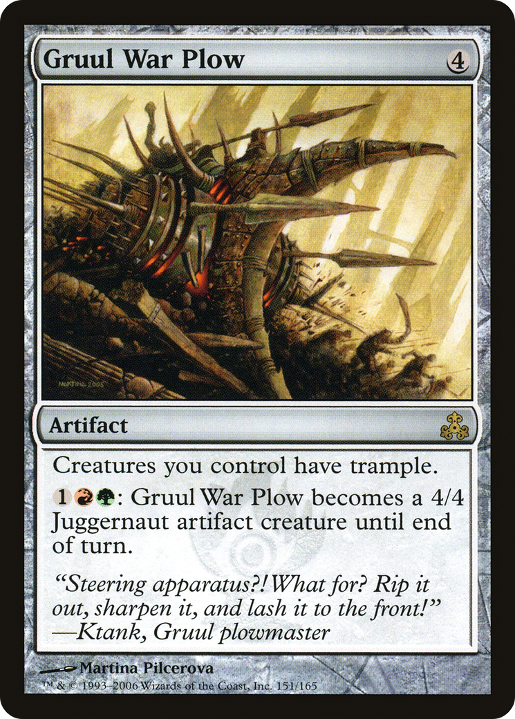 Image of Gruul War Plow (GPT-151) - Guildpact